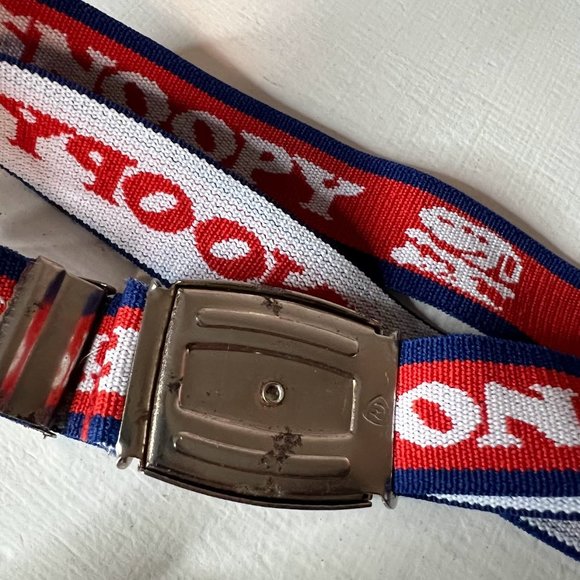 Rare Vintage Snoopy Peanuts 1950s Adjustable Elastic Belt main image 4